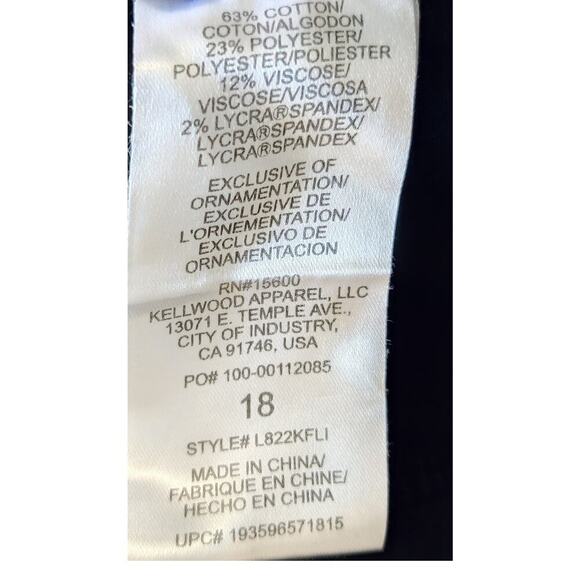 Wit & Wisdom Ab Solution Stretch Denim Shorts in Bk Black Size 18 - Picture 5 of 6